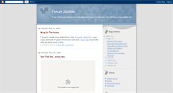 Desktop Screenshot of forumzombie.blogspot.com