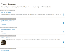 Tablet Screenshot of forumzombie.blogspot.com