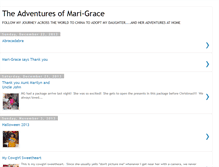 Tablet Screenshot of mari-grace.blogspot.com