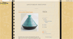 Desktop Screenshot of epicureanrecipes.blogspot.com