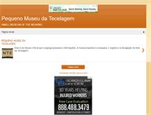 Tablet Screenshot of pequenomuseudatecelagem.blogspot.com