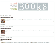 Tablet Screenshot of andnowwithbooks.blogspot.com