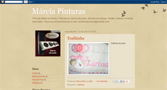 Desktop Screenshot of marciapinturaemtecido.blogspot.com