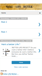 Mobile Screenshot of mybetterlifeproject.blogspot.com