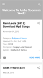 Mobile Screenshot of aishasoomro.blogspot.com