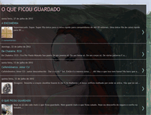 Tablet Screenshot of oqueficouguardado.blogspot.com