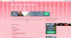 Desktop Screenshot of myblogdirectorylist.blogspot.com