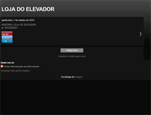 Tablet Screenshot of lojadoelevador.blogspot.com