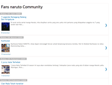 Tablet Screenshot of fansnarutocommunity.blogspot.com