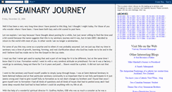 Desktop Screenshot of myseminaryjourney.blogspot.com