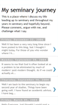 Mobile Screenshot of myseminaryjourney.blogspot.com