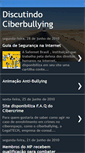 Mobile Screenshot of discutindociberbullying.blogspot.com