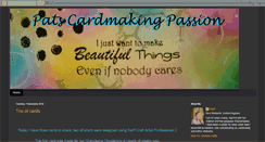 Desktop Screenshot of patscardmakingpassion.blogspot.com