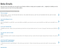 Tablet Screenshot of beboemails.blogspot.com