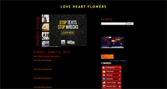 Desktop Screenshot of love-heart-flowers.blogspot.com