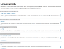 Tablet Screenshot of lamusicaerestu.blogspot.com