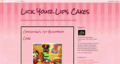 Desktop Screenshot of lickyourlipscakes.blogspot.com