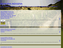 Tablet Screenshot of memoriaindigena.blogspot.com