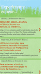 Mobile Screenshot of experimenteeducar.blogspot.com
