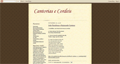 Desktop Screenshot of cantoriasecordeis.blogspot.com