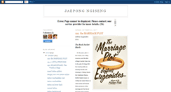 Desktop Screenshot of jaepongngiseng.blogspot.com