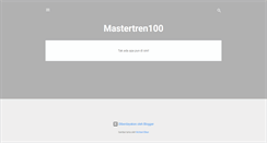 Desktop Screenshot of mastertren100.blogspot.com