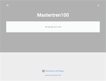 Tablet Screenshot of mastertren100.blogspot.com