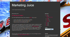 Desktop Screenshot of onlinemarketingjuice.blogspot.com