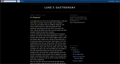 Desktop Screenshot of lukesgastronomy.blogspot.com