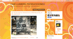 Desktop Screenshot of cinelumiereproducciones.blogspot.com