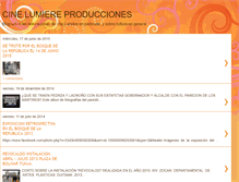 Tablet Screenshot of cinelumiereproducciones.blogspot.com