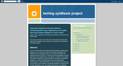 Desktop Screenshot of herringsynthesisproject.blogspot.com