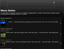 Tablet Screenshot of maurysantos.blogspot.com