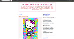 Desktop Screenshot of amberlynnjigsawpuzzle.blogspot.com