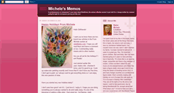 Desktop Screenshot of michelesmemos.blogspot.com