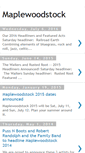 Mobile Screenshot of maplewoodstock.blogspot.com
