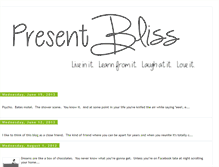 Tablet Screenshot of presentbliss.blogspot.com