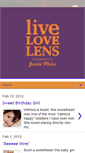 Mobile Screenshot of livelovelens.blogspot.com