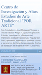 Mobile Screenshot of institutodearteycultura.blogspot.com