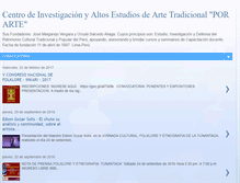 Tablet Screenshot of institutodearteycultura.blogspot.com