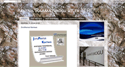 Desktop Screenshot of kehtnaraamatukogu.blogspot.com
