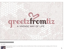 Tablet Screenshot of greetzfromtiz.blogspot.com