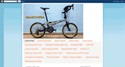 Desktop Screenshot of handsonbike.blogspot.com