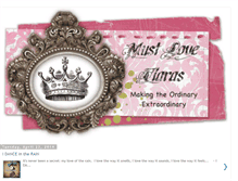 Tablet Screenshot of mustlovetiaras.blogspot.com