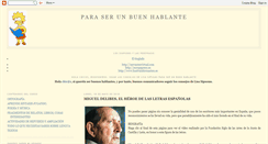 Desktop Screenshot of paraserbuenhablante.blogspot.com