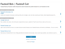 Tablet Screenshot of fauteuil-bois-cuir.blogspot.com