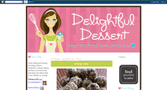 Desktop Screenshot of delightfuldessert.blogspot.com