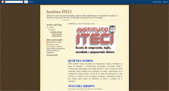 Desktop Screenshot of institutoiteci.blogspot.com