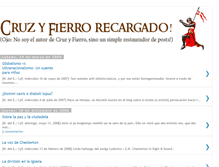 Tablet Screenshot of cruz-y-fierro-recargado.blogspot.com