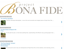 Tablet Screenshot of projectbonafide.blogspot.com